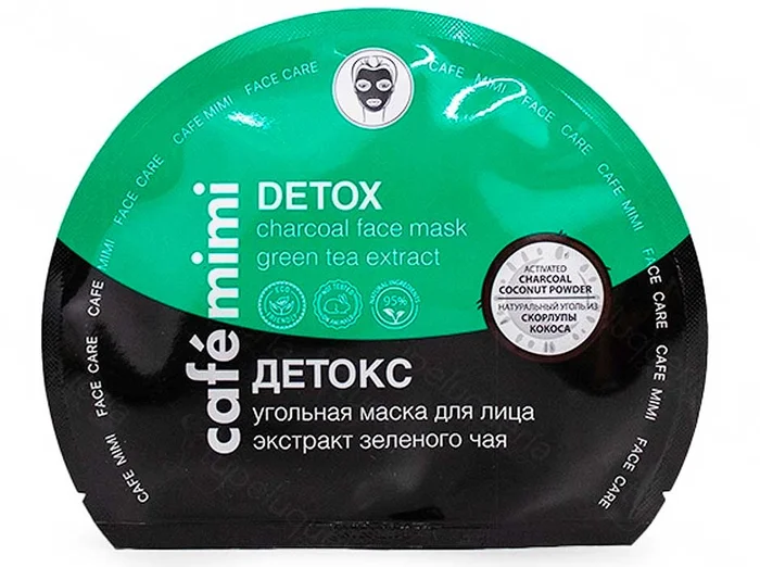 Café Mimi Detox Mascarilla Extracto de Té Verde 22gr