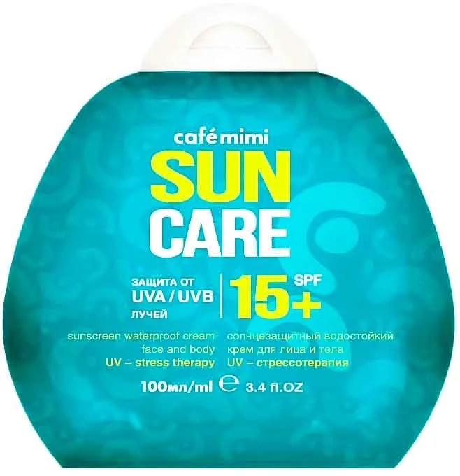 Café Mimi Sun Care | Crema de Protección Solar Waterproof SPF15+ 100ml