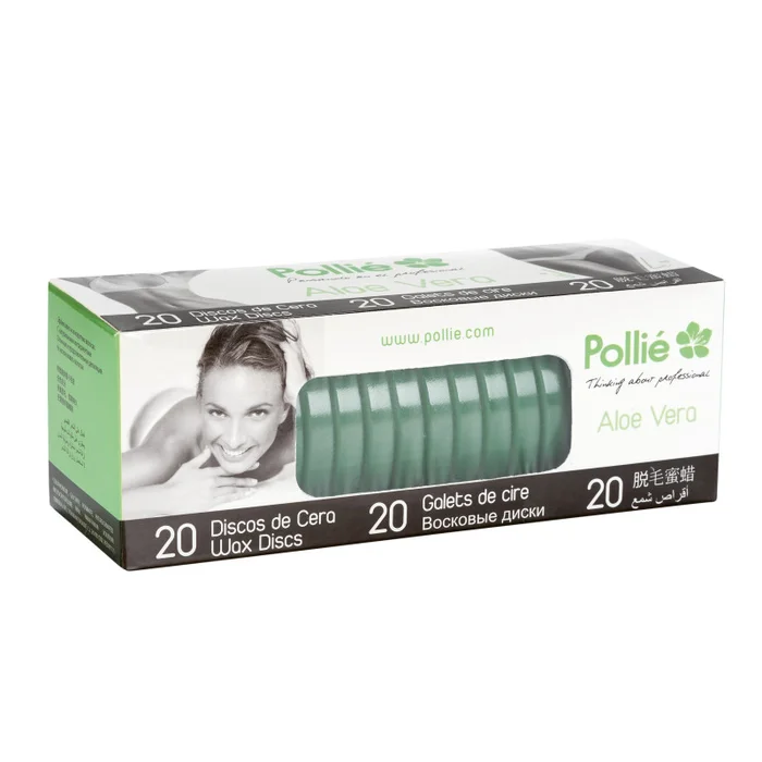 CAJA 20 DISCOS DE CERA ALOE VERA