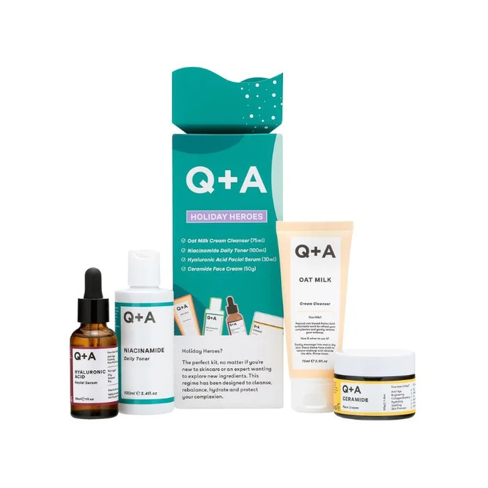 Caja de 4 productos Holiday Heroes Q+A.