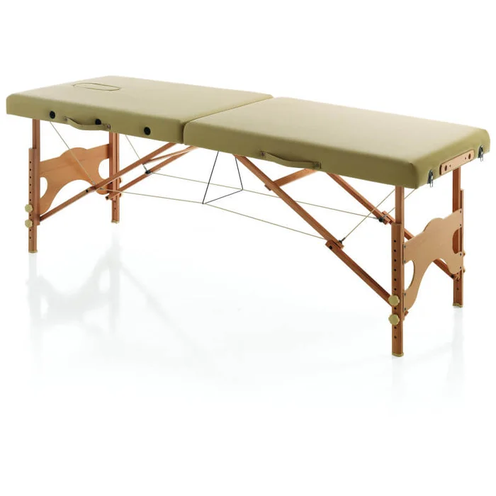 Cama de belleza portátil de madera Karma