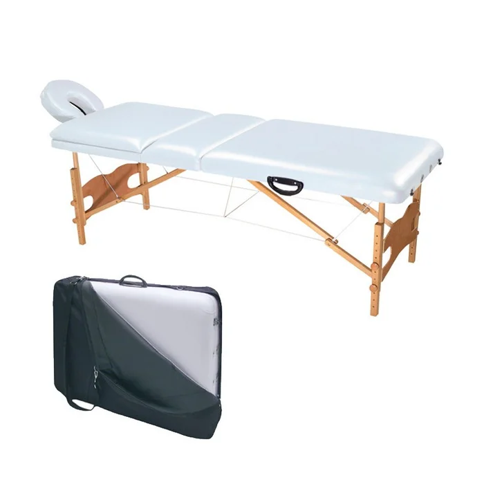 CAMILLA MASAJE MADERA PORTATIL 180X70X55