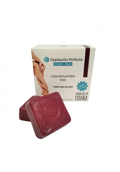 CERA DEPILATORIA TODO TIPO DE PIEL VINO 500GR