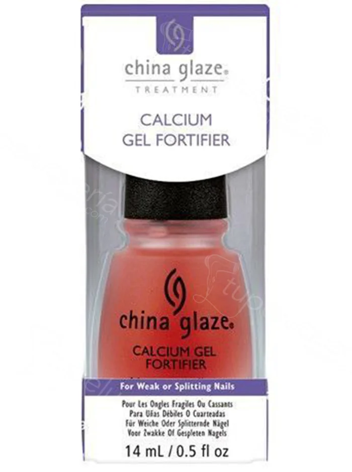 China Glaze Calcium Gel Fortifier 14 ml.