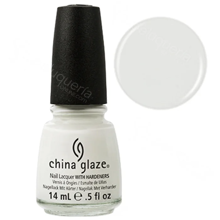 China Glaze Esmalte de Uñas «WHITE ON WHITE» 14 ml.