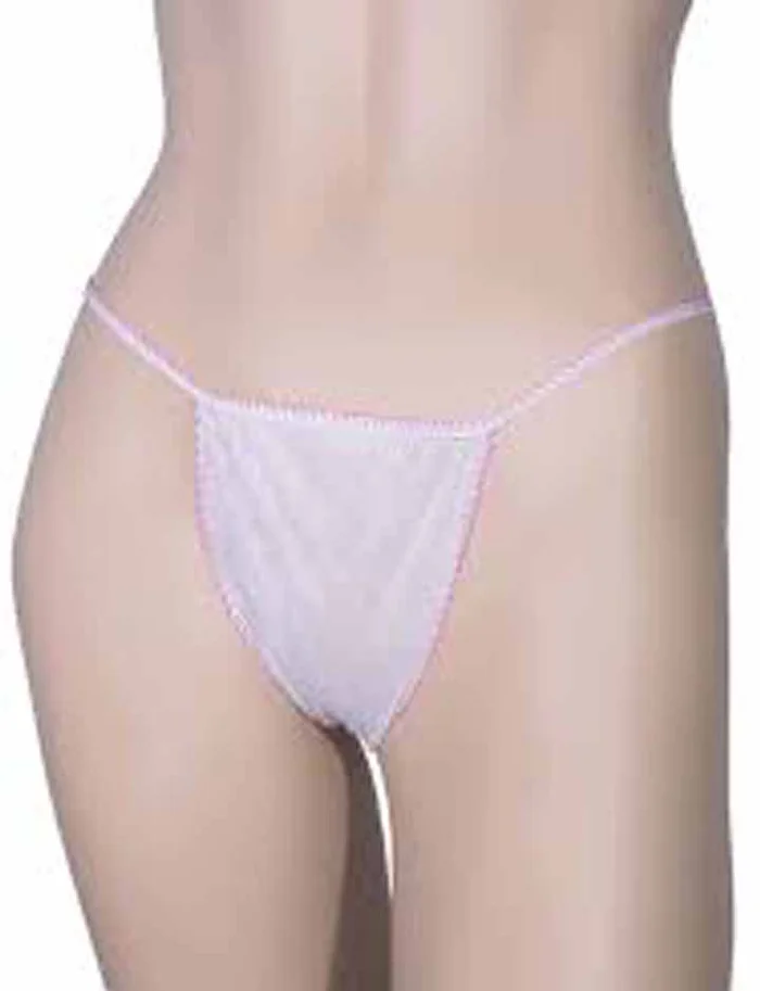 Depilplas Tangas Desechables en TNT blanco Caja 100uds