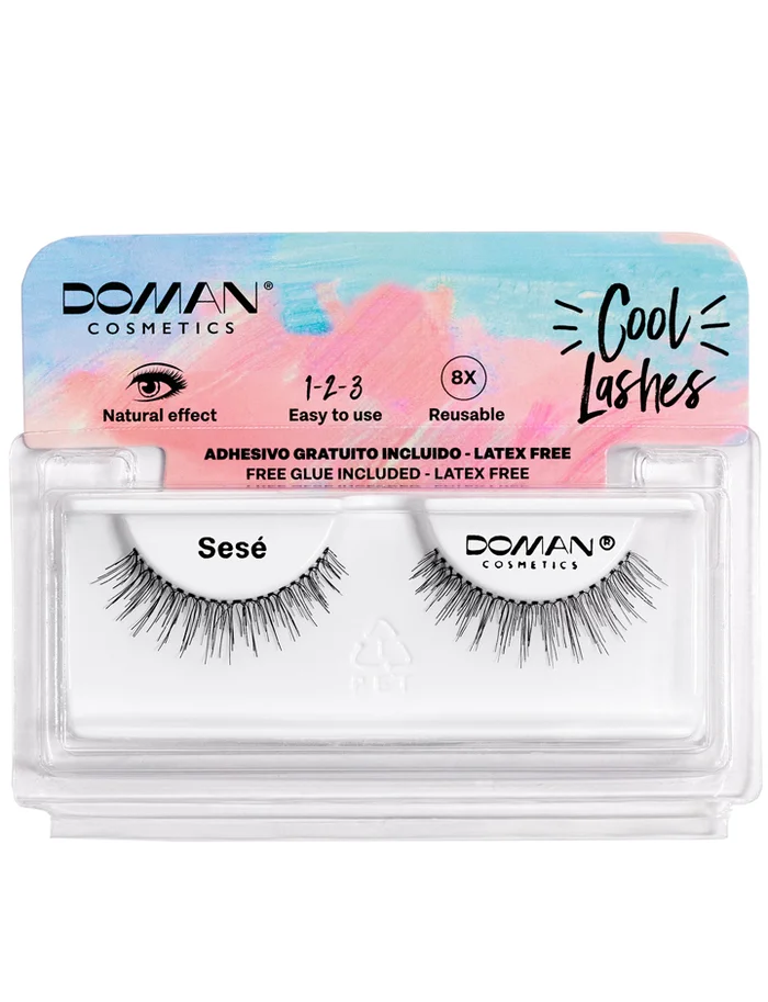 Doman Cosmetics Sesé Natural Effect Pestañas Postizas De Banda