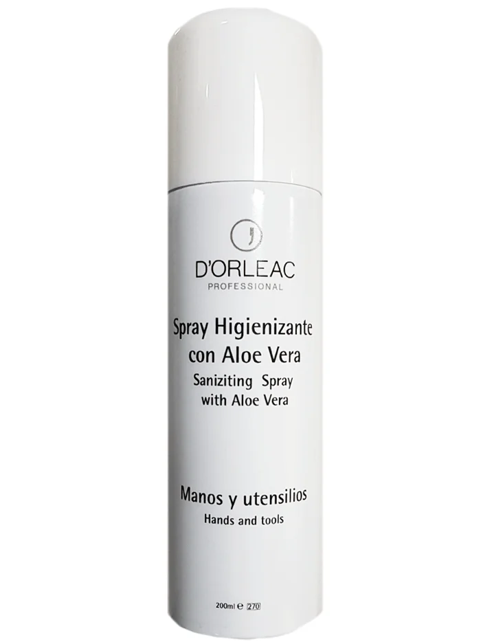 D’orleac Spray Higienizante y Desinfectante de Manos Con Aloe Vera Hidroalcoholico 200ml