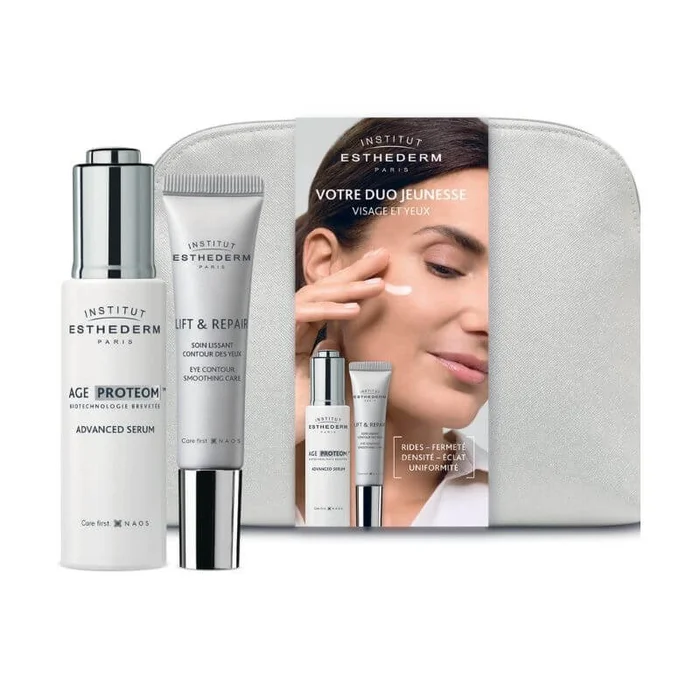 Dúo de juventud para rostro y ojos de Age Protect Esthederm.