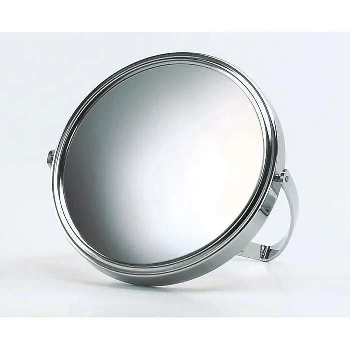ESPEJO CROMADO REDONDO 5X AUMENTOS DIAMETRO 10 CM.