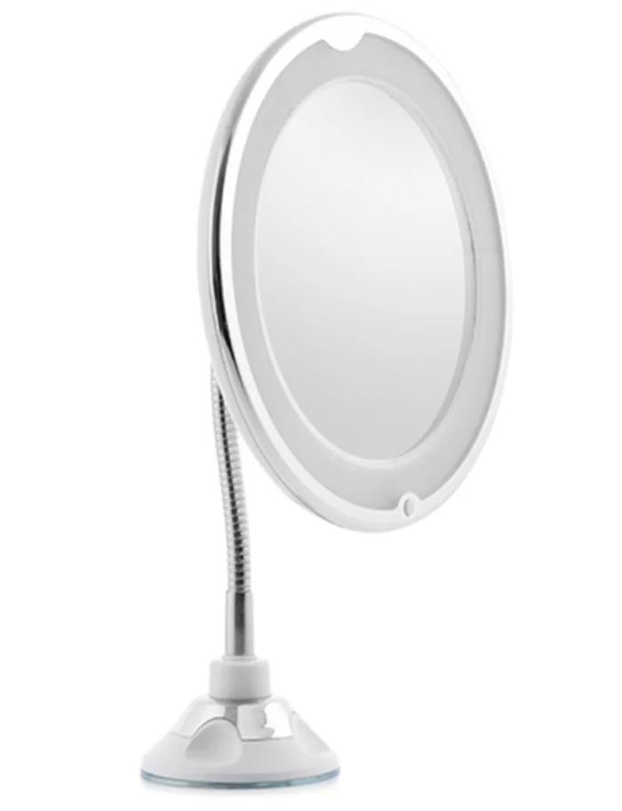 Espejo de Aumento LED y Brazo Flexible