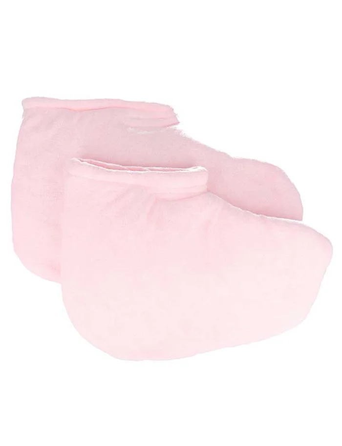 Eurostil Bolsa 2uds Peúcos Rosa de Rizo para Tratamiento de Parafina