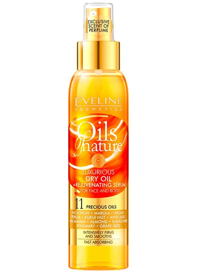 Eveline Cosmetics Oils of Nature Luxurious Dry Oil | Aceite Seco con Rejuvenecedor 125ml