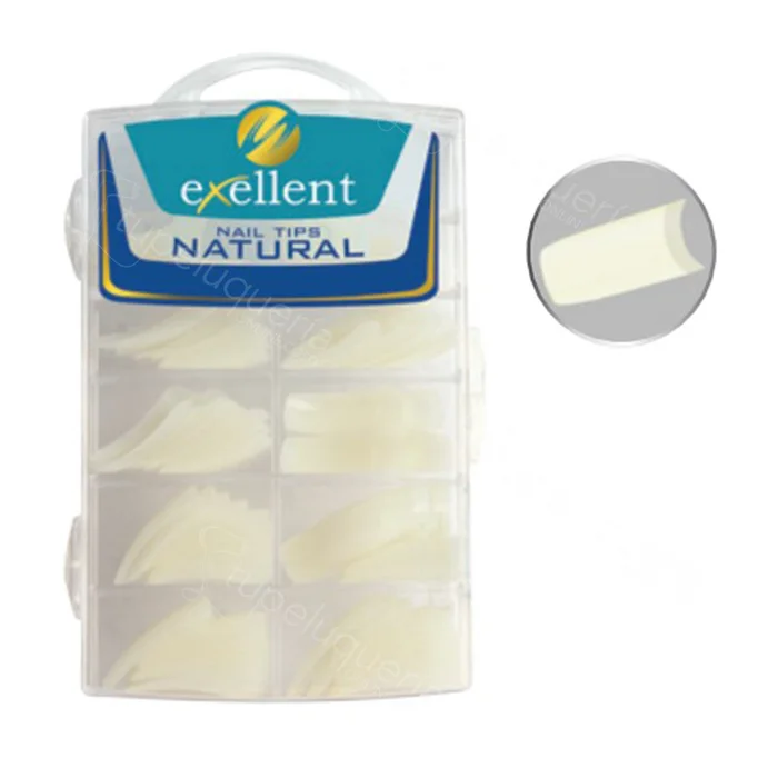 Exellent Nail Tips Naturales 100 uds. – Short pocket