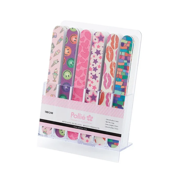 EXPOSITOR 48 LIMAS DECORADAS DIBUJOS