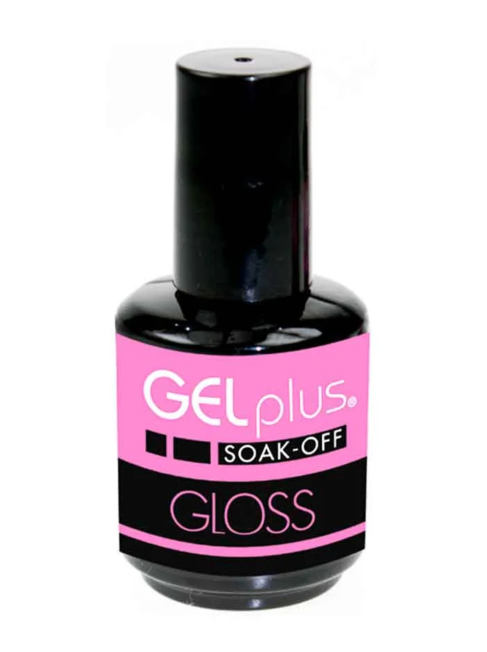 Gel Plus Soak-Off Finalizador Acabado Brillo 15 ml.