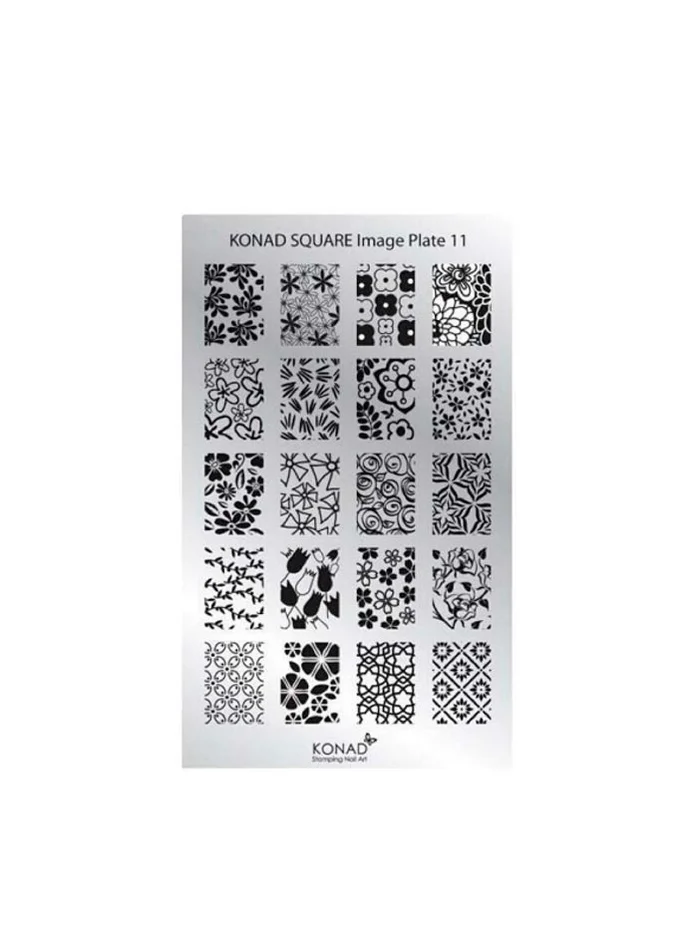 Konad Placa de Diseño Rectangular C11