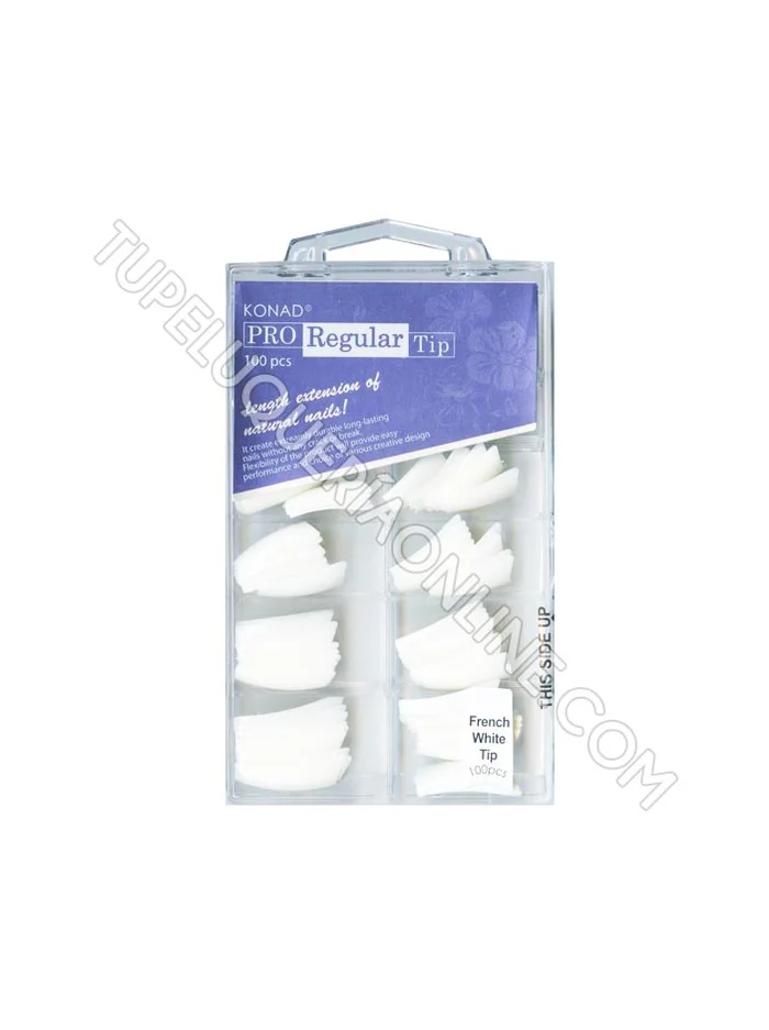 Konad Pro Regular FRENCH WHITE TIP 100 Unidades