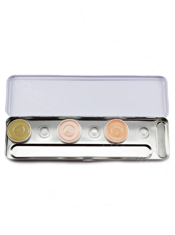 Kryolan Paleta de 6 colores vacía