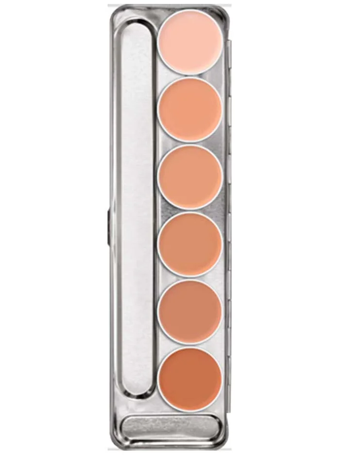 Kryolan Paleta Supracolor Paleta 6 Colores 1W-6W