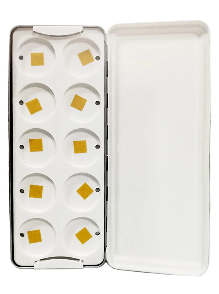 Kryolan Paleta Vacía de 10 Tonos de Sombras de Ojos