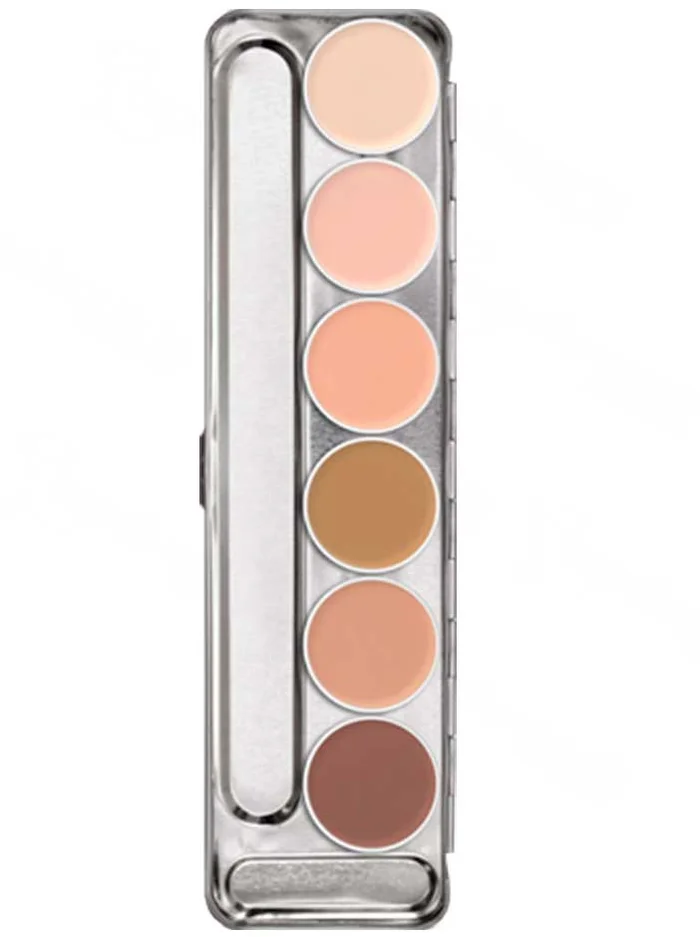 Kryolan Supracolor Paleta De Maquillaje 6 Tonos ESP-1