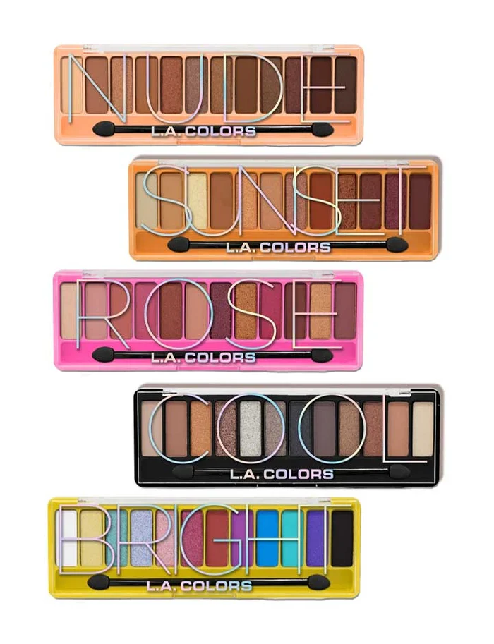 LA Colors Colección Color Vibe Paletas de Sombras de Ojo
