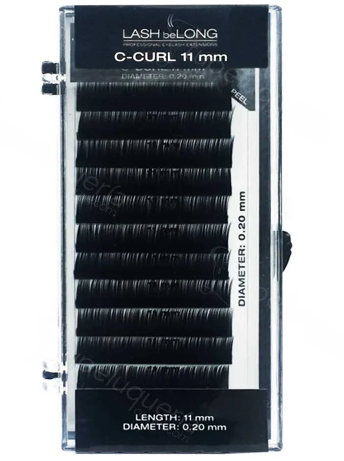 Lash beLong Extensiones de pestañas individuales 11mm. | Curva C