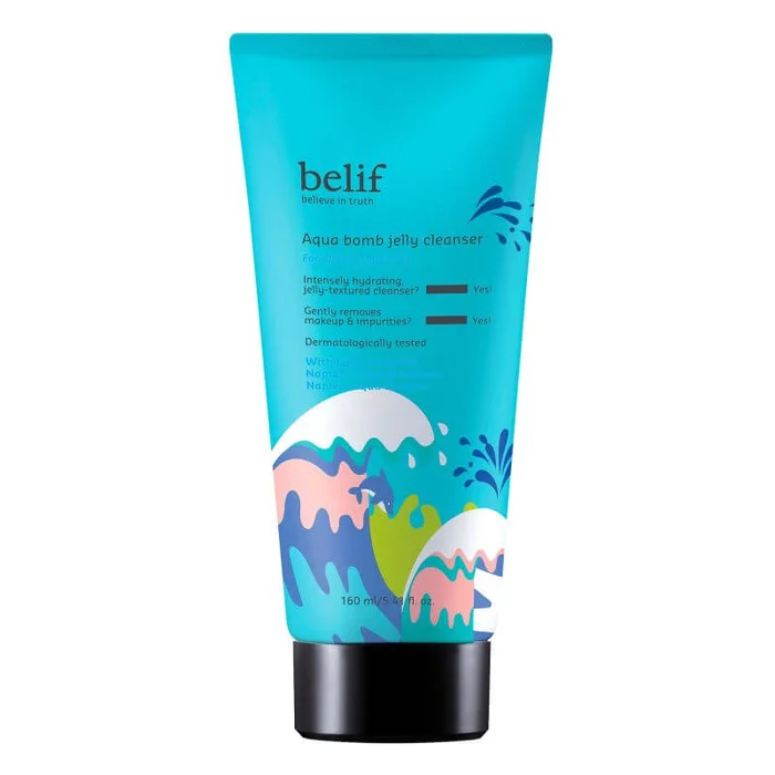 Limpiador hidratante Aqua Bomb Jelly Cleanser de Belif 160 ml