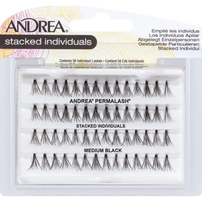 MECHON PESTAÑAS MEDIANAS NEGRAS SIN NUDOS