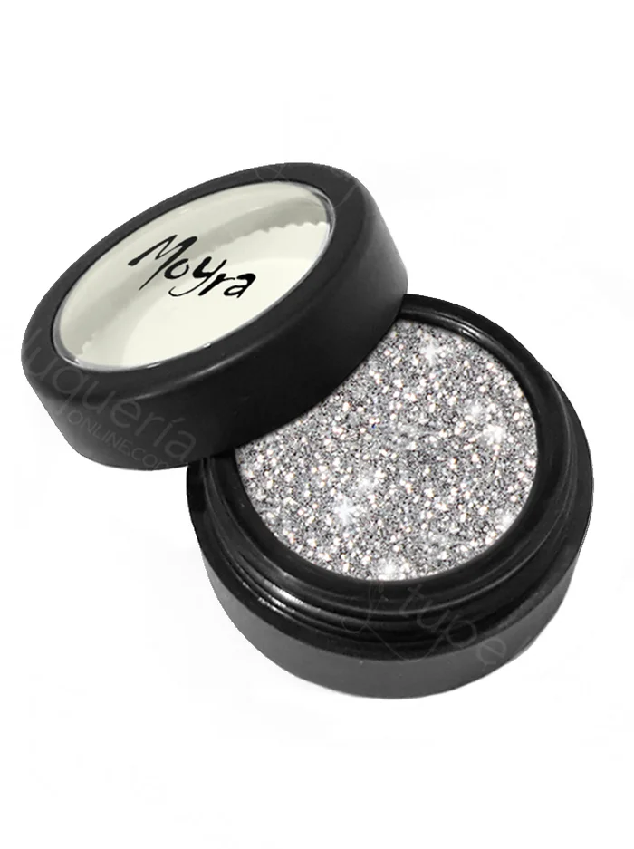 Moyra Polvo Glitter Silver | Plata 5g