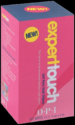 OPI Expert Touch Nail Wipes | Toallitas para Remover el Esmalte de Uñas 200 Toallitas