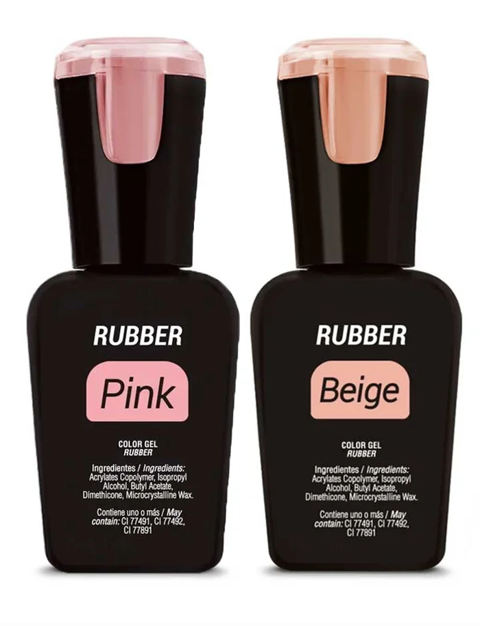 Organic Nails base Rubber color gel 15ml