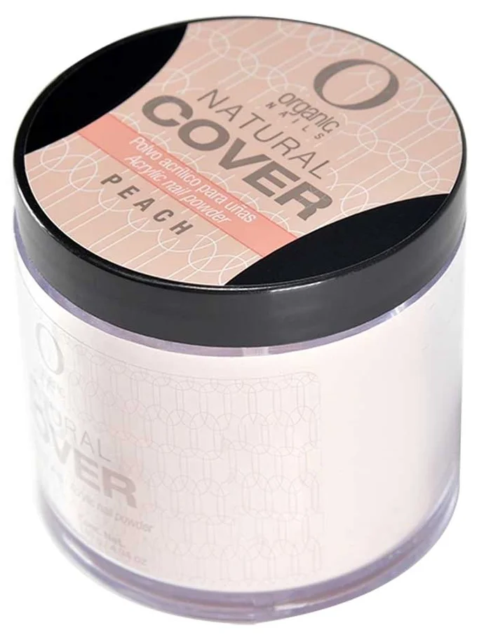 Organic Nails Natural Cover Peach Polvo de Acrílico Sólido 140 g