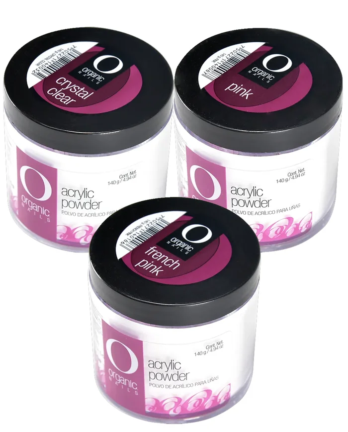 Organic Nails Polvo Acrílico Traslúcido Para Uñas 140g