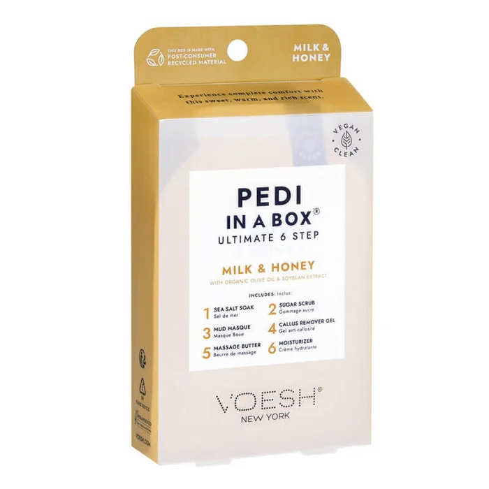 Pedi in Box Honey & Milk Cuidado de pies en 6 pasos VOESH
