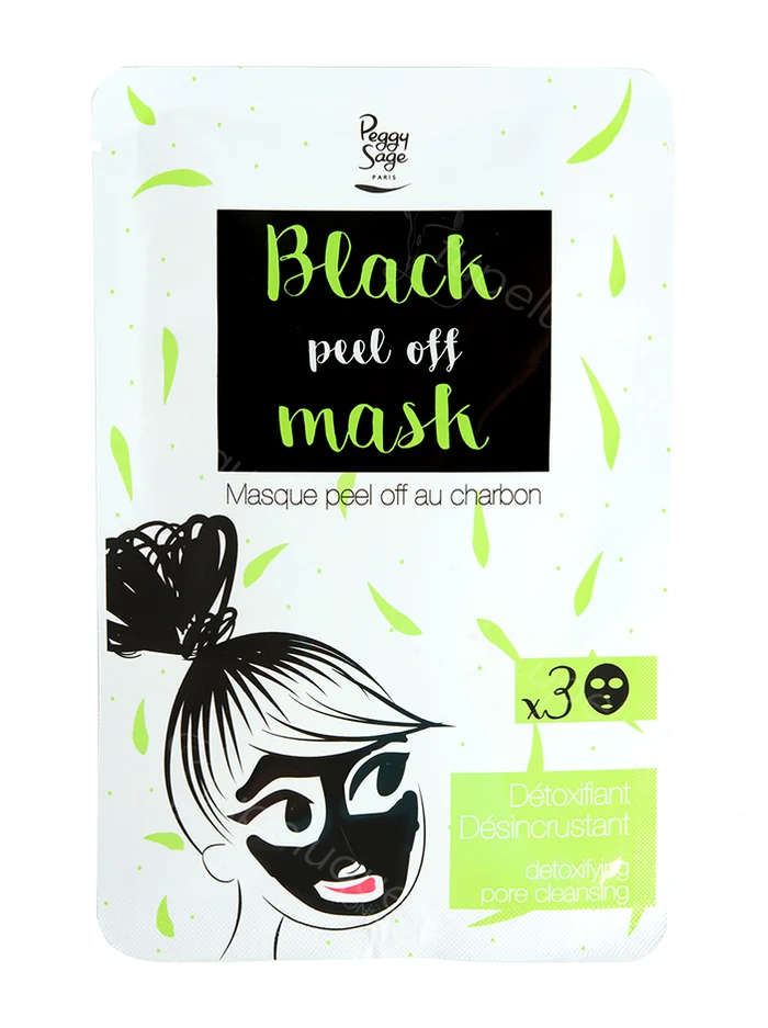 Peggy Sage Mascarilla Peel Off con Carbón 3x7g