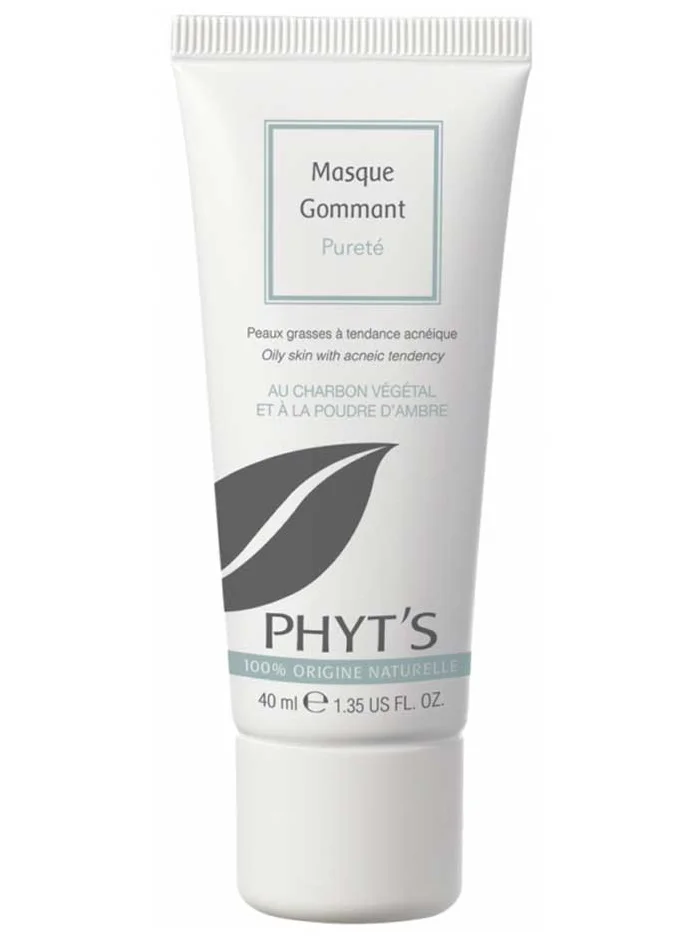 Phyt’s Aromaclear Mascarilla Carbón Vegetal Exfoliante Pureza Bio 40 ml