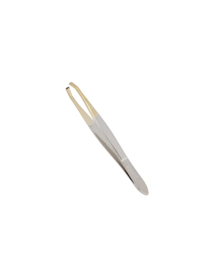Pinza Depilar Punta Oro Estrecha 9 cm Disprof