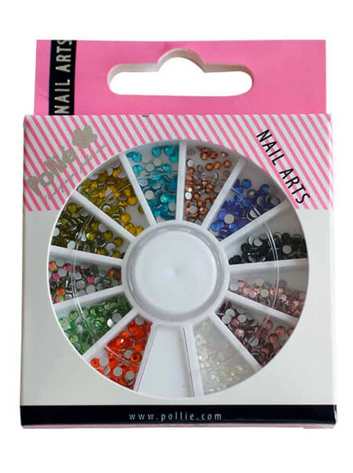 Pollie Nail Art Perlas Decorativas Pack 600 unidades