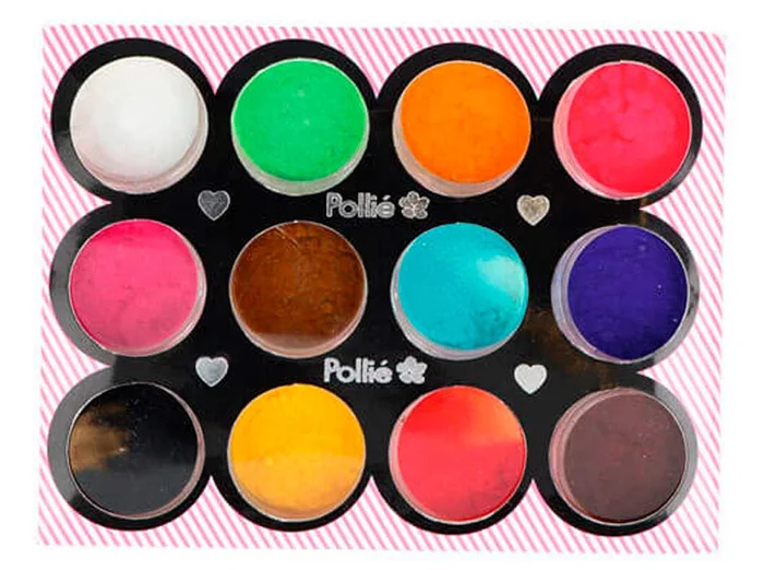Pollie Nail Glitter Set Decoracion en Polvo