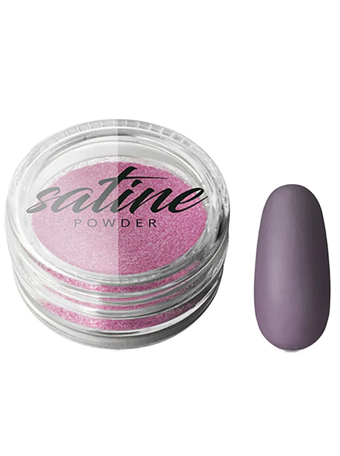 Polvos Satine para uñas | Violeta Claro