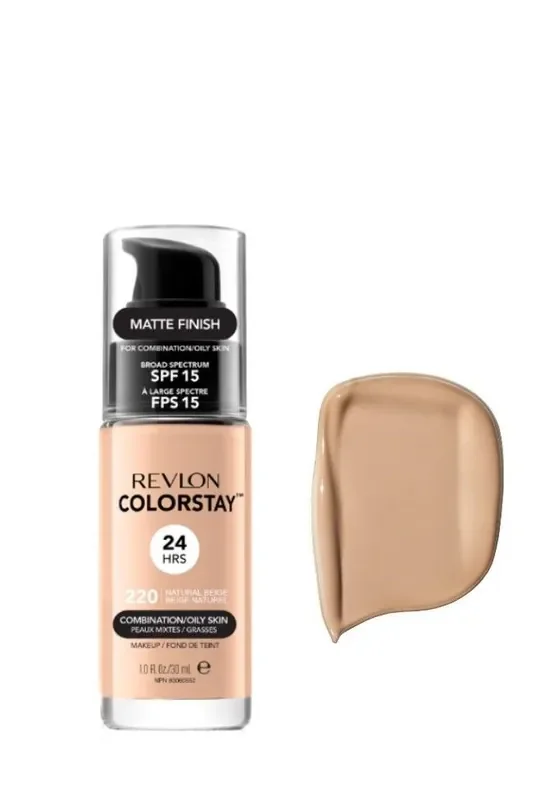 REVLON COLORSTAY LIQUID OILY N220 NATURAL BEIGE 30ML