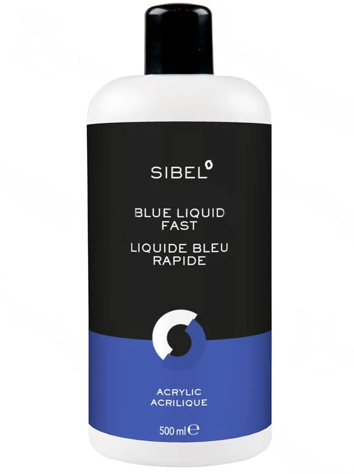Sibel Blue Fast Liquid. Liquido de Secado Rapido Para Uñas Acrilicas 500ml