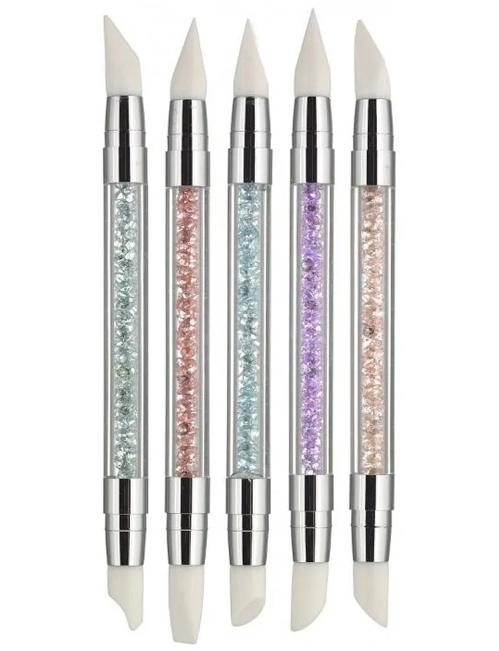 Sibel Pack de Pinceles Glitter de Silicona 5 uds