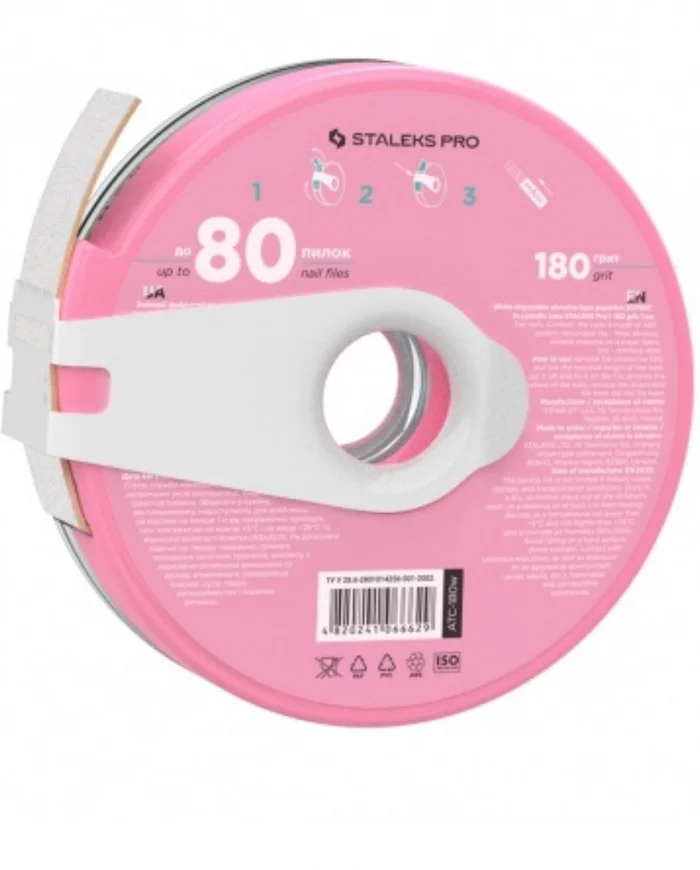 Staleks Pro Expert Lima de Cinta Reemplazable en Carrete de Plástico de Grano 180