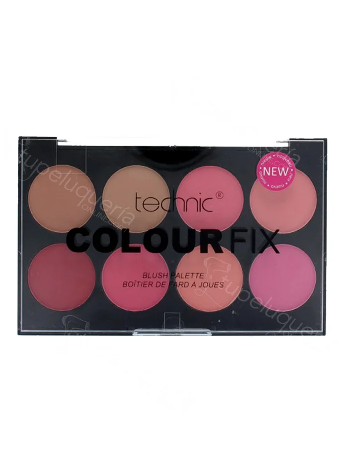 Technic Colour Fix Paleta Colorete 8 Colores