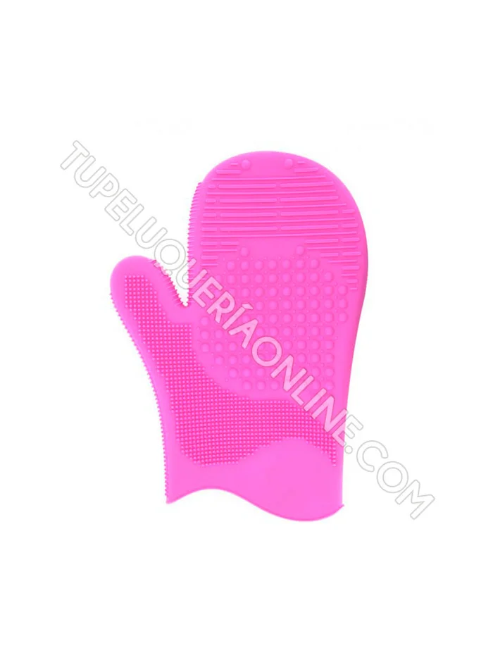 The Brush Tools Guante Limpiador de Brochas Color Rosa