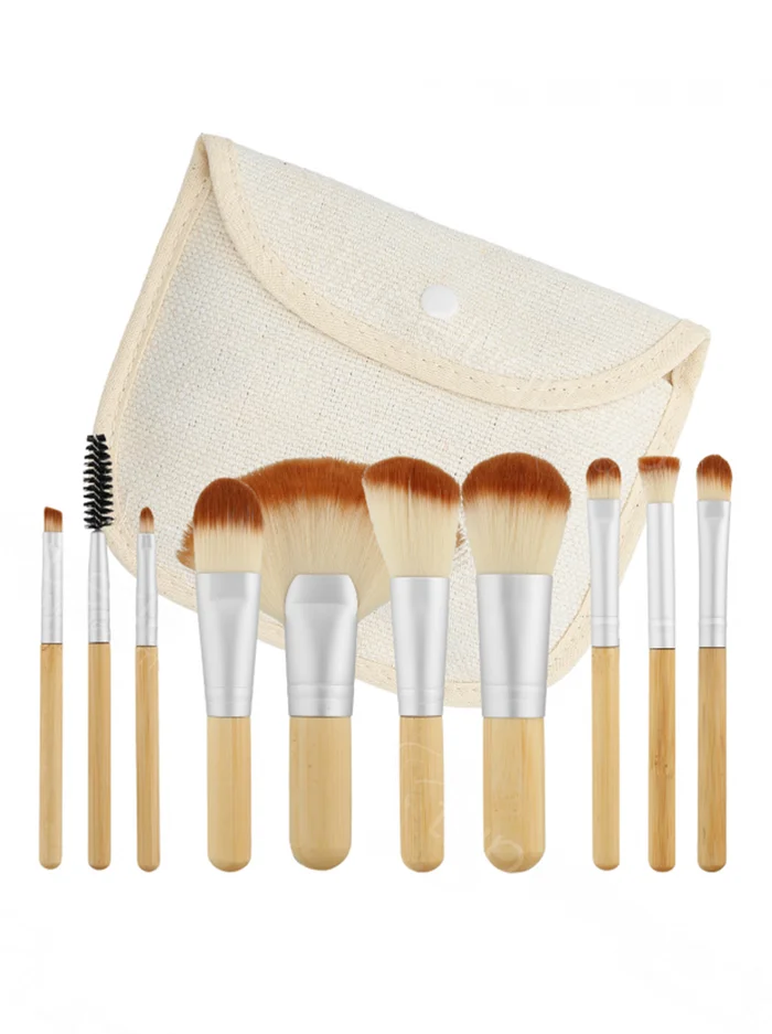 Tools for Beauty Bolsito con Mini Pinceles y Brochas 10 Unidades