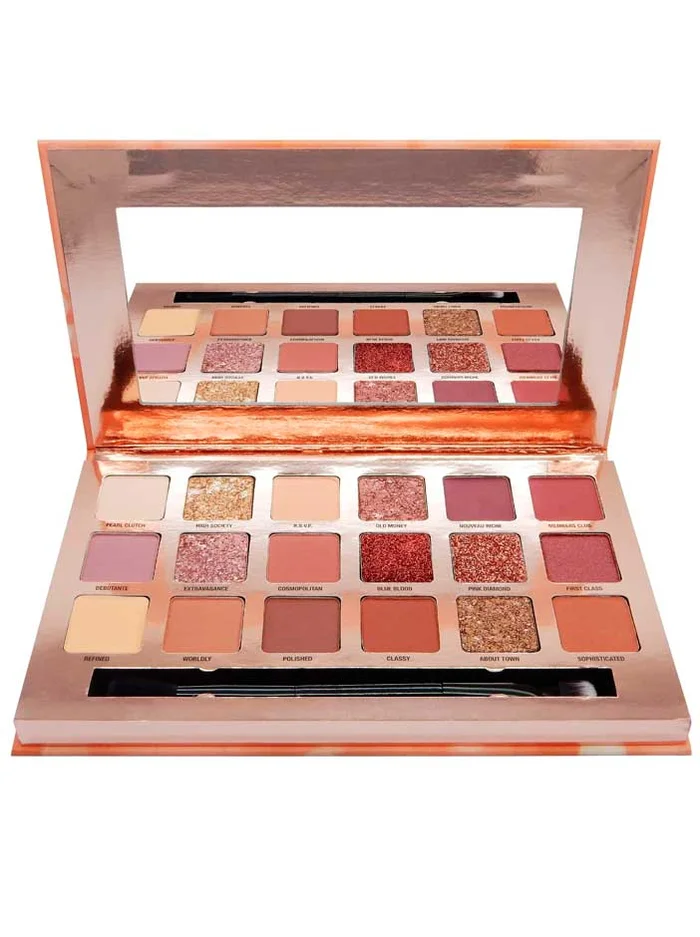 W7 Paleta de sombra de Ojos Socialite Multi Textura